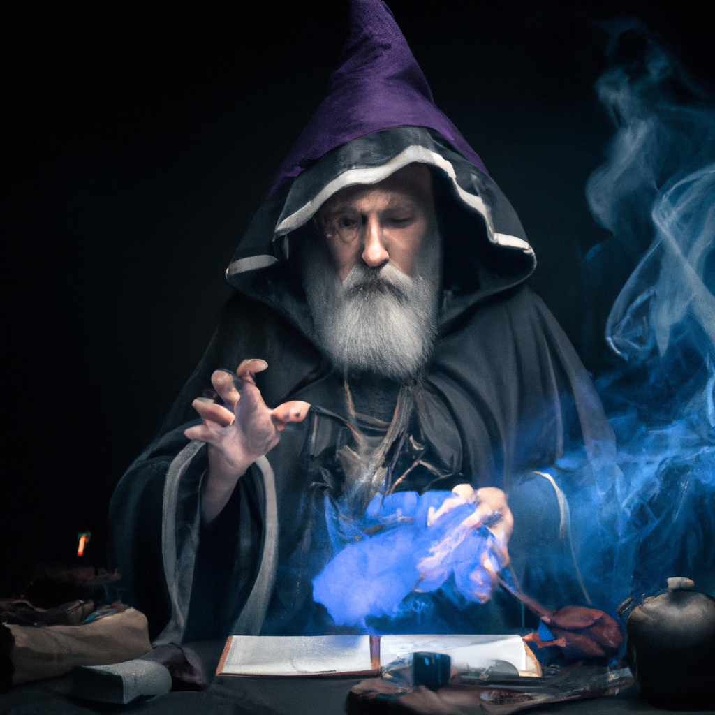 DALL-E Created Dark Wizard image